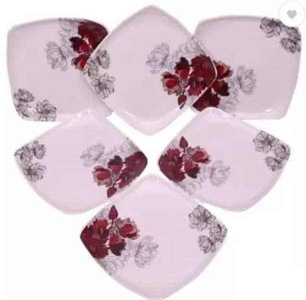 CARNIVAL SQARELITO (917)7 INCH HALF PLATE 6 PCS OF MELAMINE Half Plate