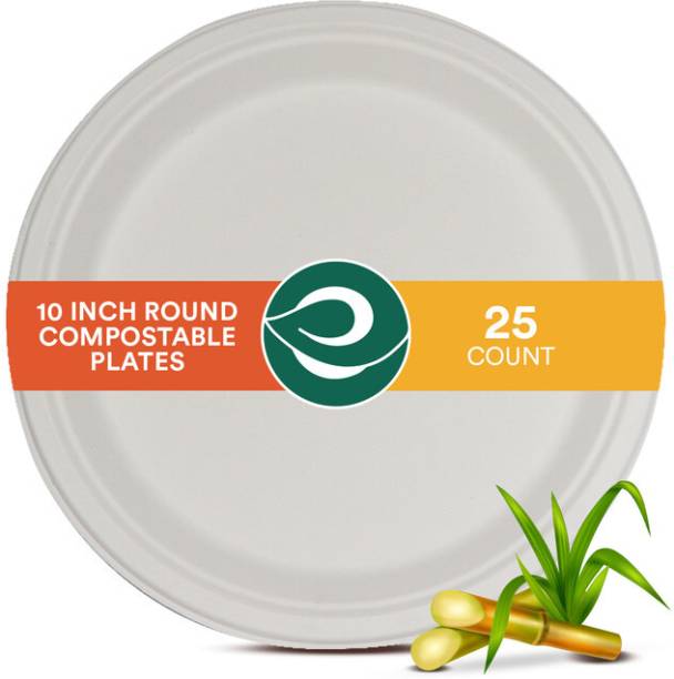 ECO SOUL 10 inch Round Compostable Dinner Plate