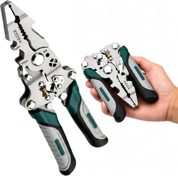 Zariun 18 In 1 Portable Wire Crimping and Stripping Tool for Repair Tasks Pincer Plier