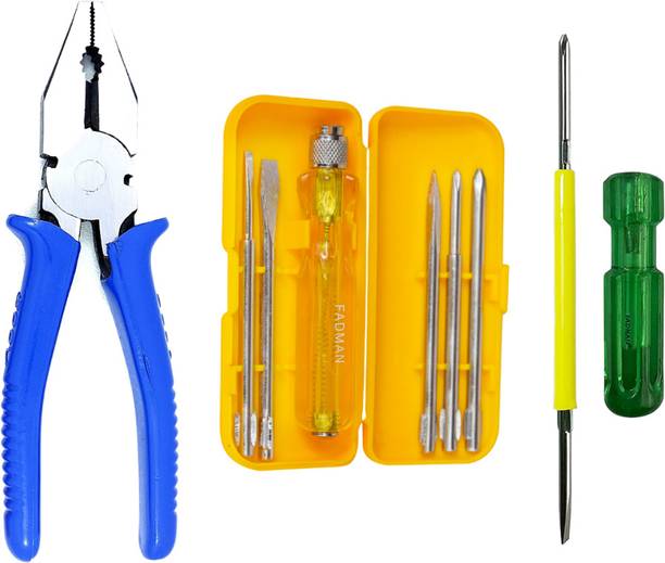 FADMAN Plier Combo Kit | Screwdriver Box-Y | 2in1 Screwdriver | Lineman Plier