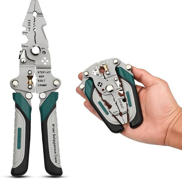 VRTREND Multifunction Stainless Steel Wire Stripper _ VR 26 Wire Cutter, Wire Crimper, Cable Stripper, Wiring Tools Multi-Function Hand Tool Wire Cutter