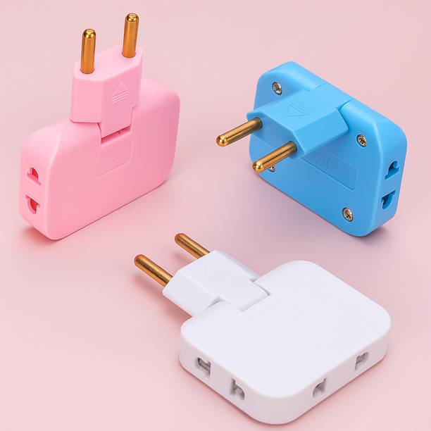 shruhadam international 3 in 1 Universal Plug Adapter Multi Pin Travel Socket for Mobile Laptop Charger Plug Pin