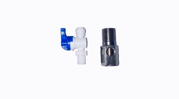 voz aqua RO Plastic Valve & Steel Inlet set +3M 1/4" hose For All Kinds Ro Water Purifier 15 mm Plumbing Pipe