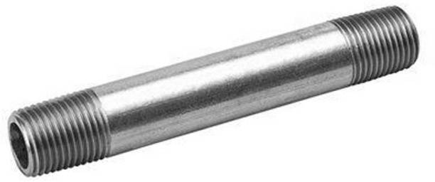 Implemental GI Nipple Male Threaded 1 Inch (1" X 3") 25 mm Plumbing Pipe