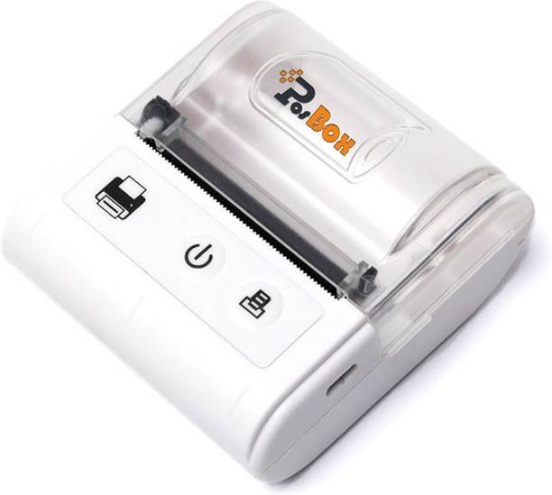 PosBox 2 Inch Bluetooth Thermal Receipt Printer with 2600mah Battery for Mobile and Laptop