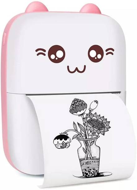 La Shades Mini Bluetooth Thermal Printer, Portable Label Printer Inkfree Printer Mini Thermal Printer