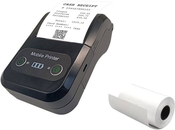 F2C 58mmThermal Bluetooth Receipt Printer for billing with 2600mAh Battery receipt printer