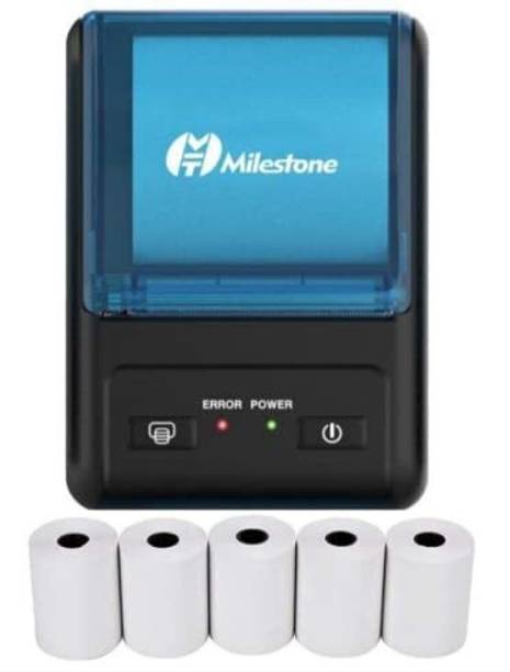 Milestone MHT-P11 58mm ( 2 Inch) USB + Bluetooth Thermal Printer for Small Business Thermal Pocket Printer