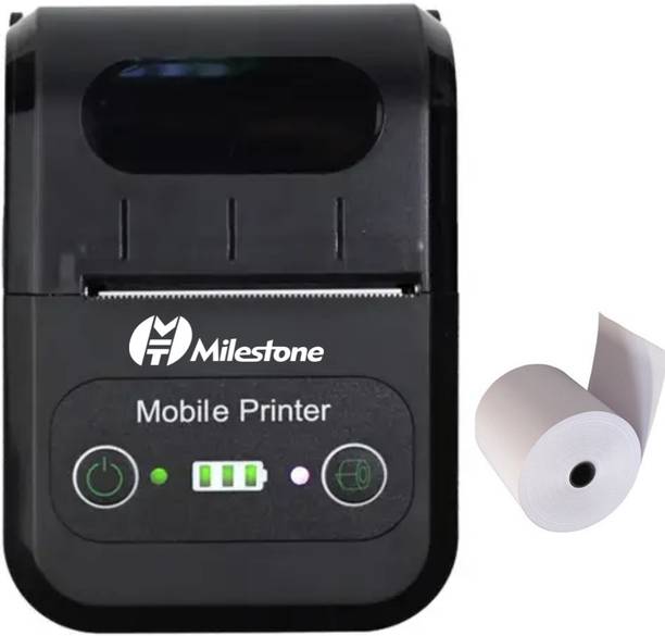 Milestone BT-58 2 Inch (58mm) Bluetooth Thermal Printer For Small Business Thermal Pocket Printer