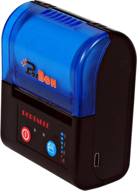 PosBox 2 Inch Bluetooth Label + Receipt 2 in 1 Thermal Printer 150mm/sec High Speed and 2600mah Double Cell Rechargeable Battery for Mobile and PC