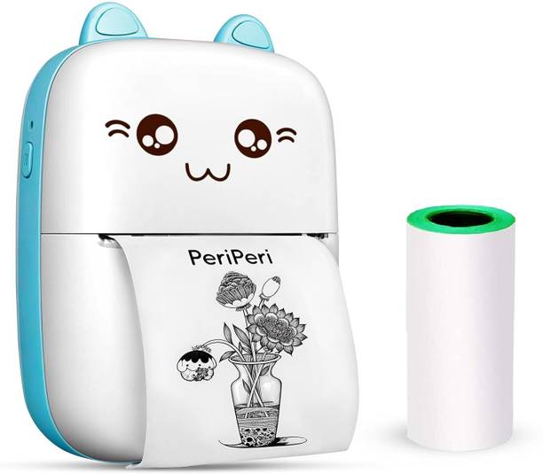 Teksqr C6 Mini Thermal Printer Inkless Bluetooth Pocket Printer plastic