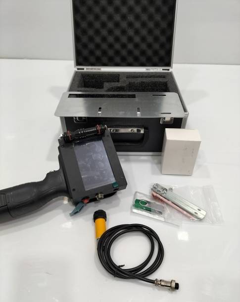 SGCE P100 Handheld Manual Inkjet Printer | TIJ 2.5 Thermal Foaming | Touch Screen Handheld Printer
