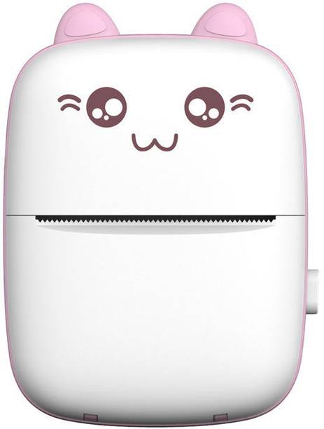 Orlov Portable Mini Thermal Printer Bluetooth Wireless Inkless Printer for Android iOS Multi-function Monochrome Inkjet Printer