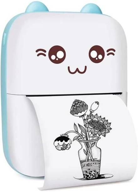 MOBONE Mini Bluetooth Thermal Printer, Portable Label Printer Inkfree Printer Thermal Printer