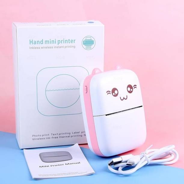 Gentle e kart Mini Bluetooth Thermal Printer, Portable Label Printer Inkfree Printer Thermal Printer