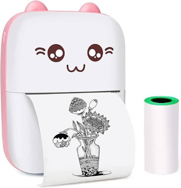 URANUS Mini BT Ink-free Black & White with 1 Free roll Thermal Printer