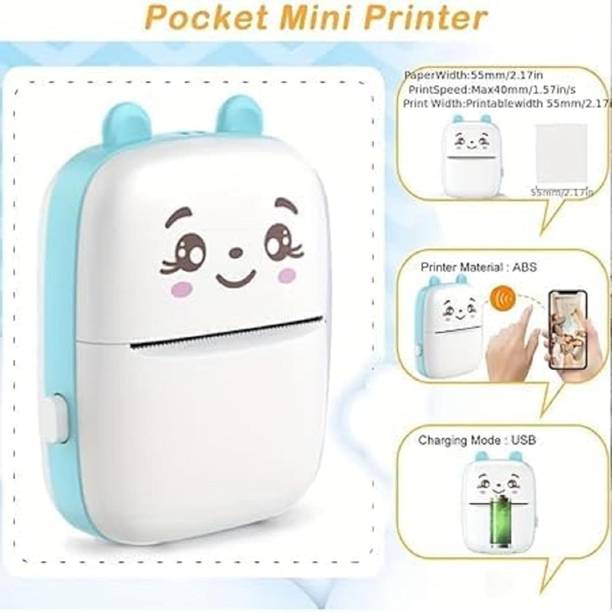 Wifton Rechargeable Mini Bluetooth Thermal Printer Thermal Printer
