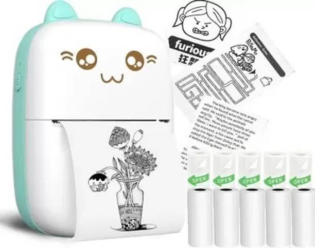 TIXO Mini Bluetooth,Portable Label Printer Inkfree Printer Thermal & Pocket Printer Mini Bluetooth Thermal Printer,Pocket printer