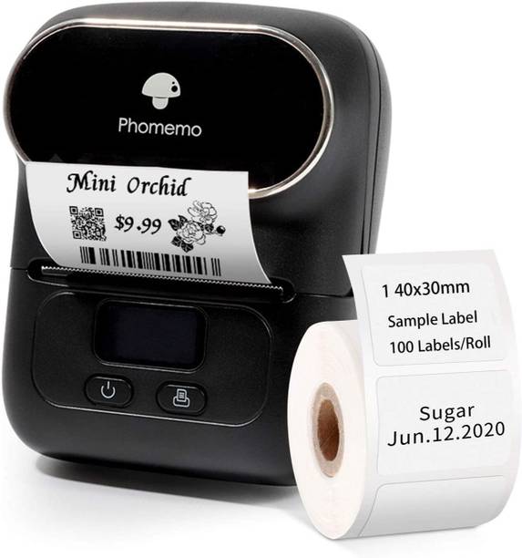 oddpod M110-Black Portable Pocket Printer / Bluetooth Thermal Label Maker