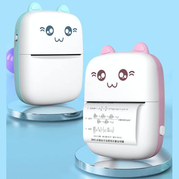 TRYFLY MX09 58mm Receipt + Label Thermal Bluetooth Printer with 5 Pcs Thermal Roll ?Bluetooth