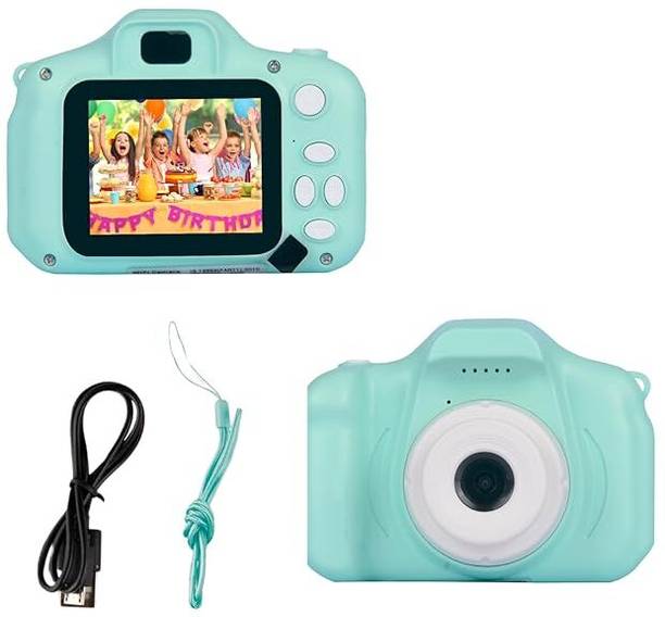 balb Kids Digital Camera Green Colour, Kids Mini HD Camera, Camera for Girls, Boys, Small Digi Cam, Pocket Camera, Toy Camera