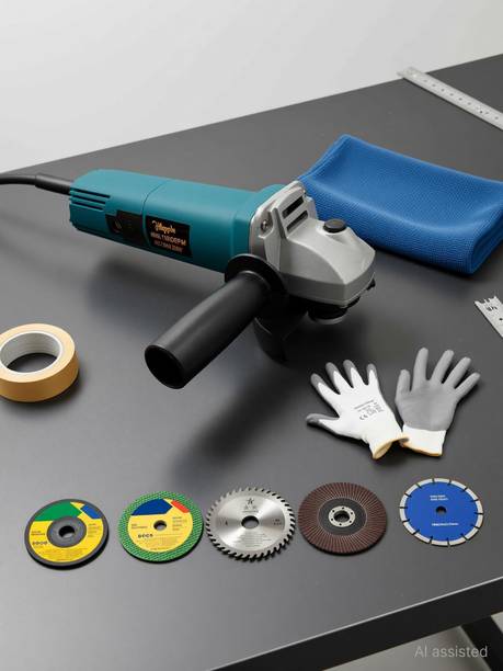 Hillgrove 100% Copper Winding HGCM938M6 Grinder Machine with 5Pcs Wheels 100% Copper Winding HGCM938M6 Grinder Machine with 5Pcs Wheels Metal Polisher