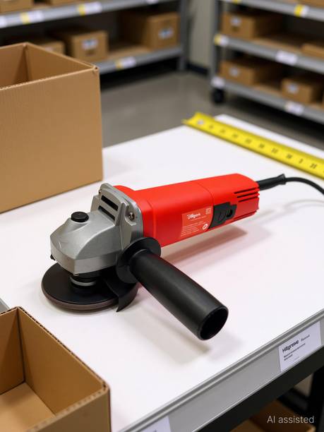 Hillgrove HGANG2B1M3 Angle Grinder (100 mm Wheel Diameter) 100% Copper Winding HGANG2B1M3 Metal Polisher