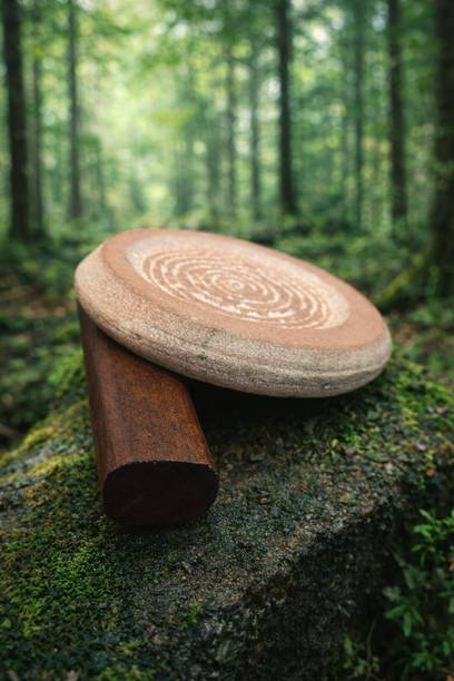 Sakshireligion Red sandal wood with chkla Wooden