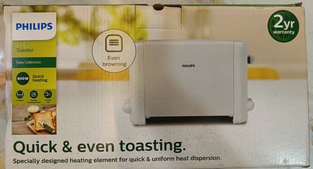 PHILIPS by Philips Toaster HD4815/28 800 W Pop Up Toaster