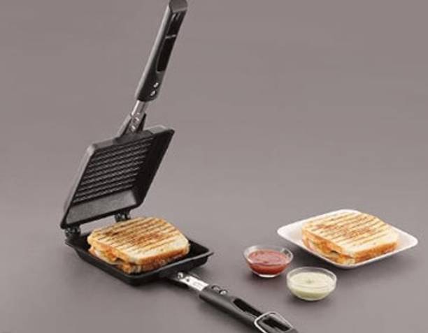 GLARIXA Non-Stick Toaster Sandwich Maker | Heavy Thickness | Non-Electric 2 W Pop Up Toaster
