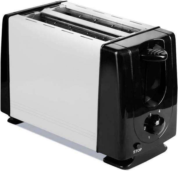 star impex 650 W Automatic Popup Toaster 2 Slice Cool Touch, Sock Proof Plastic Body 650 W Pop Up Toaster