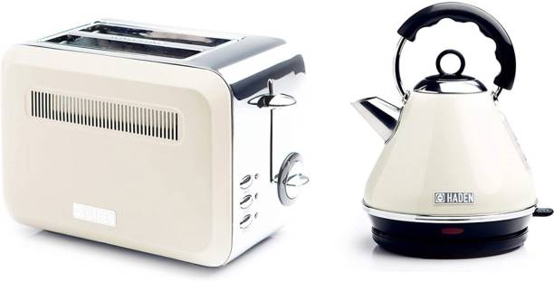 Haden Boston 2-Slice Toaster and kettle Combo 240 W Pop Up Toaster
