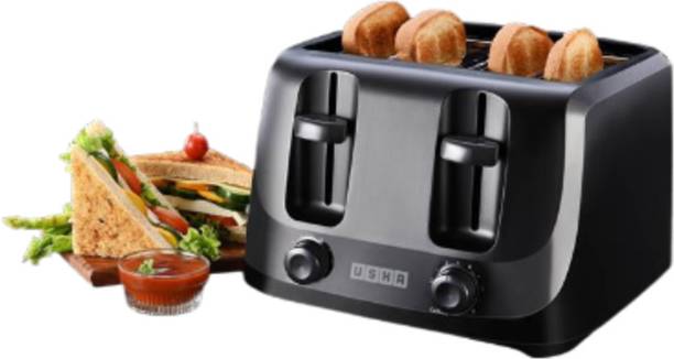 USHA iTOAST 4 Slice 1400 W Pop Up Toaster