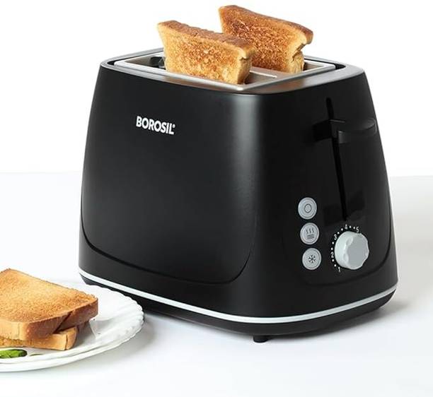 BOROSIL by BOROSIL KRISPY 750W-BLACK 750 W Pop Up Toaster
