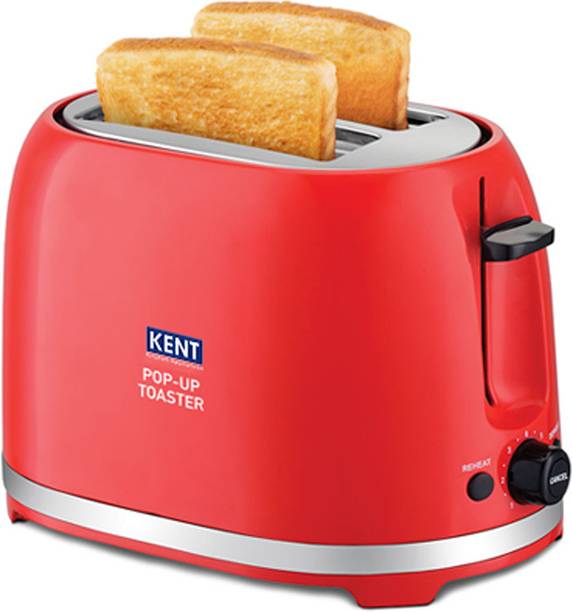 KENT Pop Up Toaster|Automatic Pop Up|7 Browning Modes|Removable BreadCrumb Tray 850 W Pop Up Toaster