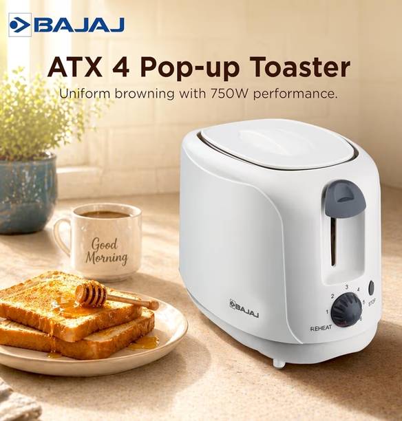 BAJAJ Majesty ATx4 pop up toaster 750 W Pop Up Toaster