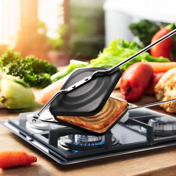 Zen Premium Non-Stick Aluminium Grill Sandwich Toaster/Sandwich Maker/Gas Toaster 0 W Pop Up Toaster