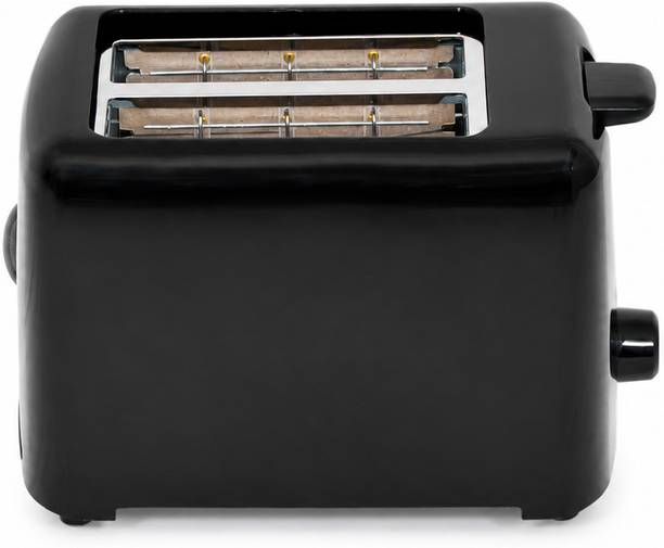 Kraft Italy by KRAFT Pop Up Toaster For Kitchen Toasts Breakfast Pop-Up Function Black Compact Design 750 W Pop Up Toaster