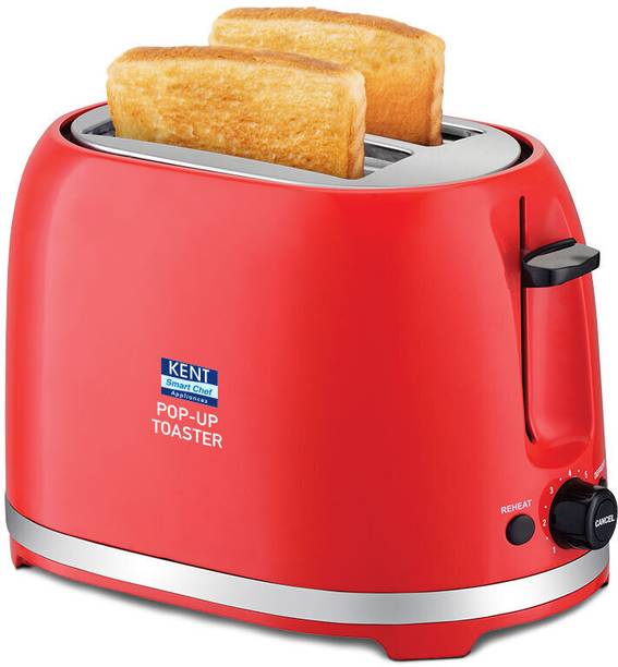 KENT Pop Up Toaster|Automatic Pop Up|7 Browning Modes|Removable BreadCrumb Tray 850 W Pop Up Toaster