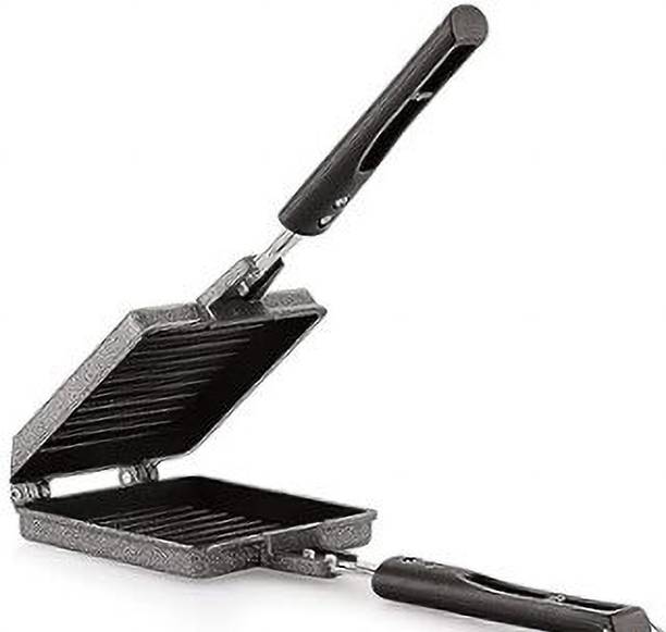 GLARIXA Toaster Sandwich Maker Gas Stove Pan Press Plate Cooking Baking Tool 2 W Pop Up Toaster