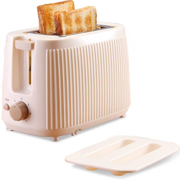 WONDERCHEF Regalia 2-Slice Toaster with Lid Cover, 600 W Pop Up Toaster