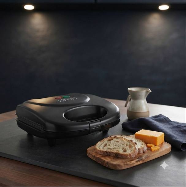KINOKI Electric Sandwich & Grill Toaster | 2-in-1 Non-Stick ,Toasting 750 W Pop Up Toaster