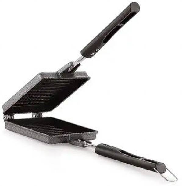 RECTITUDE Toaster Sandwich Maker Heavy Thickness | For Big Breads | Non-Electric sandwich 2 W Pop Up Toaster