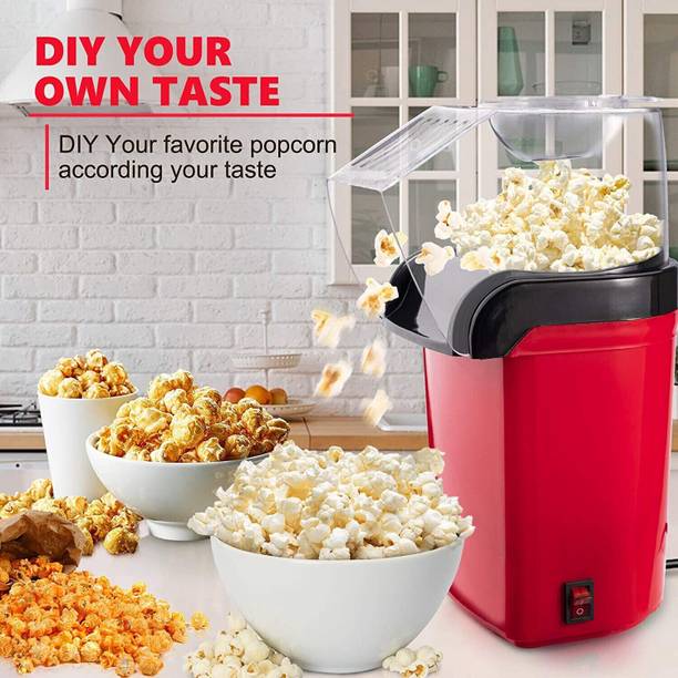 Totu POPCORN MAKER 1200 W Hot Air Popcorn Electric Maker Aluminium Machine ne 300 g Popcorn Maker