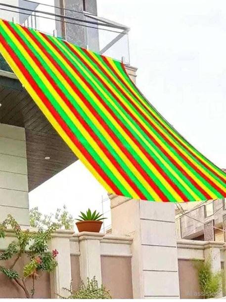 ROYAL SPHERE MULTICOLOUR SHED NET -75%-10FTX10FT WITH 4 PCS GRIPPER Portable Green House