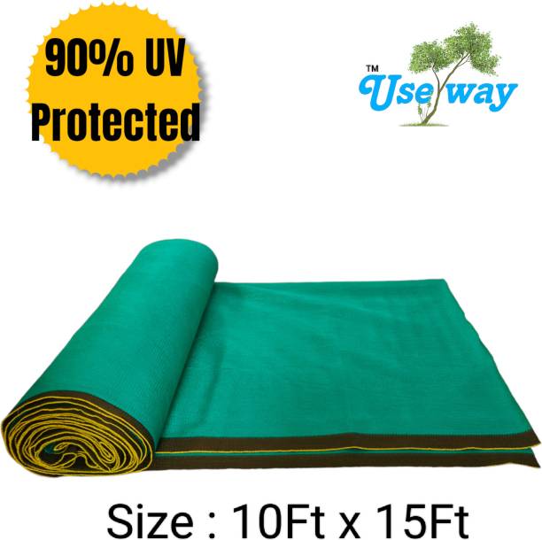 Use way Shade Net(10x15ft)-90% Sunlight Block multipurpose For Garden/Balcony Portable Green House