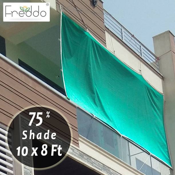Freddo Sun Shade Net 10 X 8 ft cotton webbing 75% Portable Green House