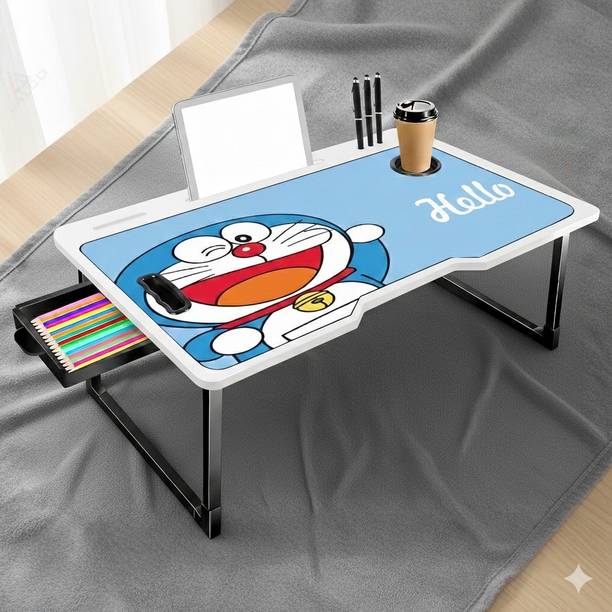 Xure Deremon Foldable Study Table for Home, Office & Students Wood Portable Laptop Table
