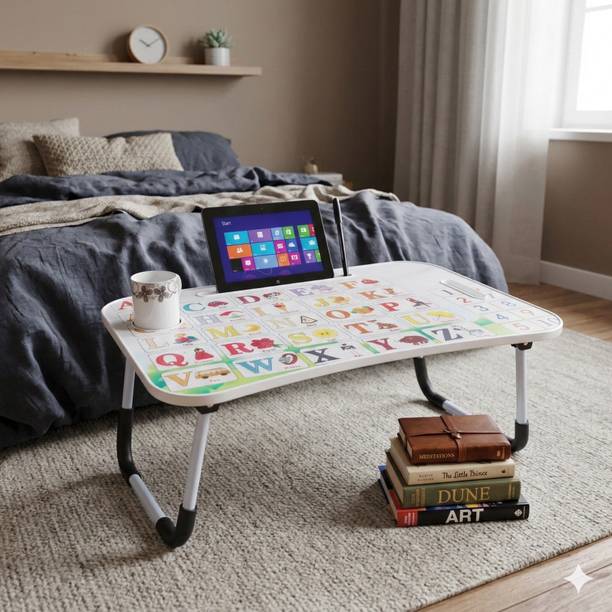 WIFTY portable and light weight variety of fun design and activity table for study Wood Portable Laptop Table