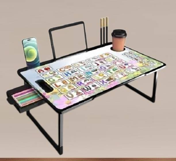 Winsobey folding Study table Wooden Wood Portable Laptop Table